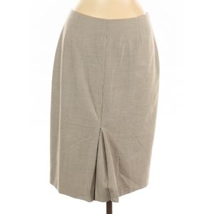 Yansi Fugel Wool Skirt, Size 8, Gray